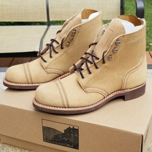 Redwing Heritage Iron Ranger Sand Mohave boots